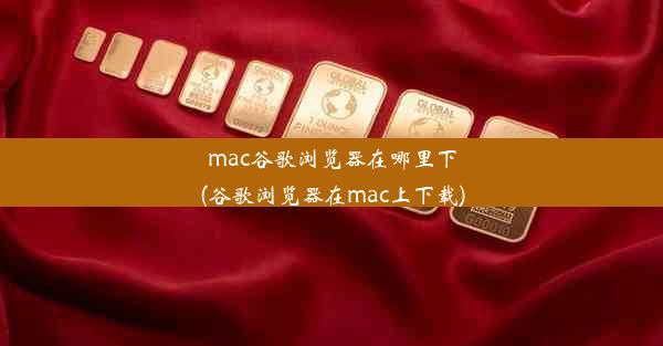 mac谷歌浏览器在哪里下(谷歌浏览器在mac上下载)