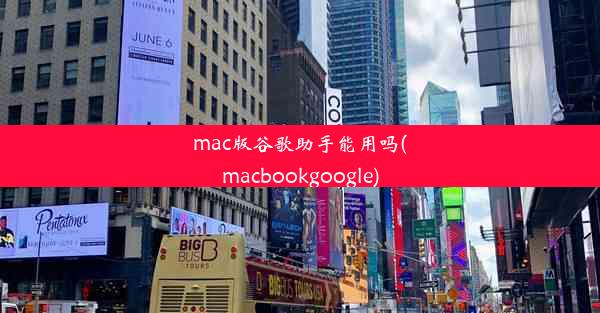 mac版谷歌助手能用吗(macbookgoogle)