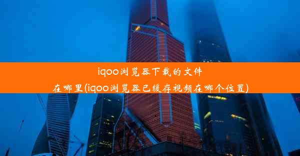 iqoo浏览器下载的文件在哪里(iqoo浏览器已缓存视频在哪个位置)