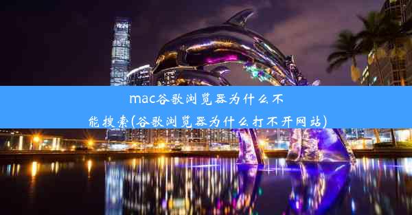 mac谷歌浏览器为什么不能搜索(谷歌浏览器为什么打不开网站)