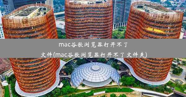 mac谷歌浏览器打开不了文件(mac谷歌浏览器打开不了文件夹)