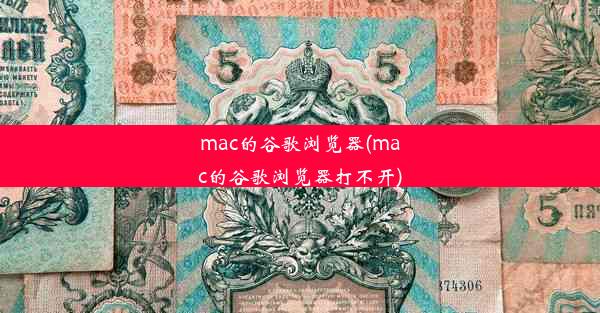 mac的谷歌浏览器(mac的谷歌浏览器打不开)