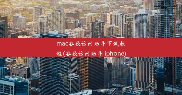 mac谷歌访问助手下载教程(谷歌访问助手 iphone)