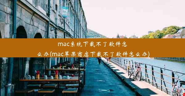 mac系统下载不了软件怎么办(mac苹果商店下载不了软件怎么办)