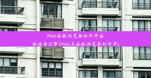 mac谷歌浏览器打不开谷歌搜索引擎(mac上谷歌浏览器打不开)