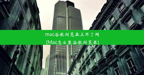 mac谷歌浏览器上不了网(Mac怎么装谷歌浏览器)