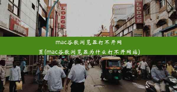 mac谷歌浏览器打不开网页(mac谷歌浏览器为什么打不开网站)