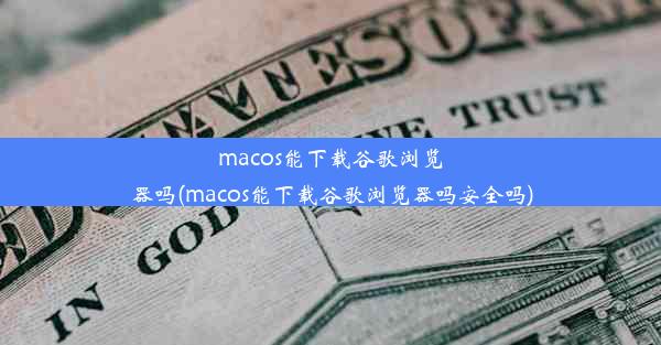 macos能下载谷歌浏览器吗(macos能下载谷歌浏览器吗安全吗)