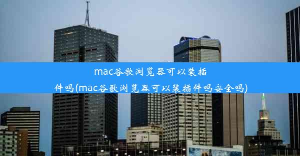 mac谷歌浏览器可以装插件吗(mac谷歌浏览器可以装插件吗安全吗)