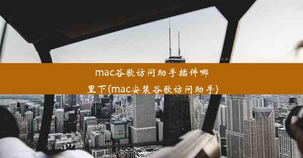 mac谷歌访问助手插件哪里下(mac安装谷歌访问助手)