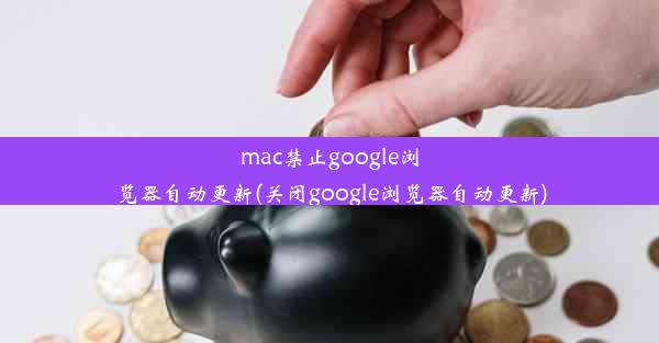 mac禁止google浏览器自动更新(关闭google浏览器自动更新)