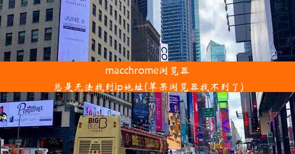 macchrome浏览器总是无法找到ip地址(苹果浏览器找不到了)