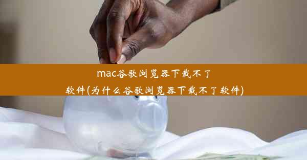 mac谷歌浏览器下载不了软件(为什么谷歌浏览器下载不了软件)