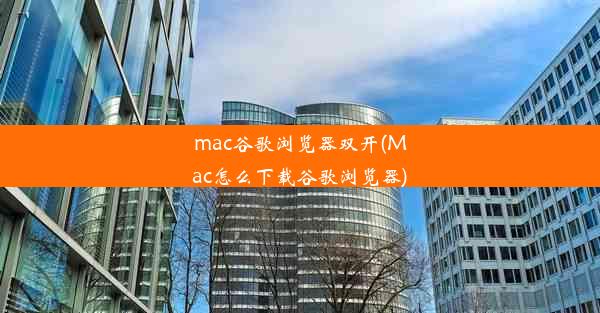 mac谷歌浏览器双开(Mac怎么下载谷歌浏览器)