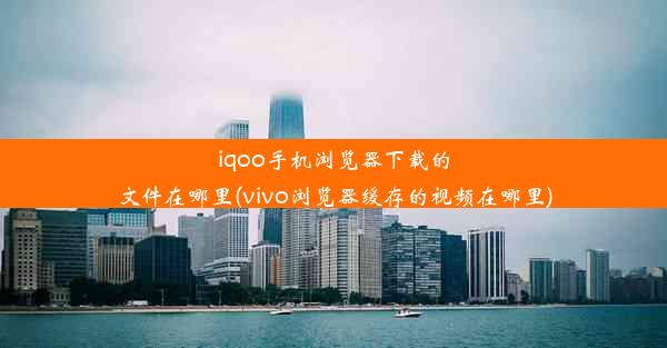 iqoo手机浏览器下载的文件在哪里(vivo浏览器缓存的视频在哪里)