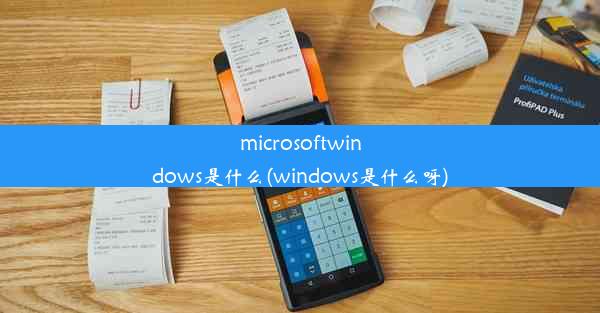 microsoftwindows是什么(windows是什么呀)