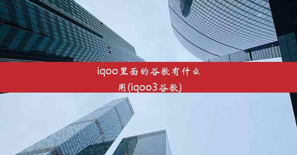 iqoo里面的谷歌有什么用(iqoo3谷歌)