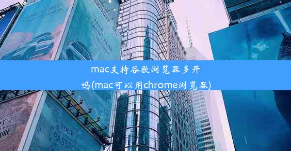 mac支持谷歌浏览器多开吗(mac可以用chrome浏览器)