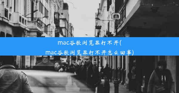 mac谷歌浏览器打不开(mac谷歌浏览器打不开怎么回事)