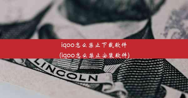 iqoo怎么禁止下载软件(iqoo怎么禁止安装软件)