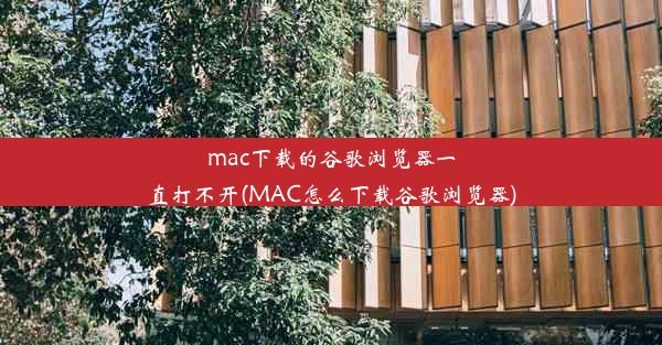 mac下载的谷歌浏览器一直打不开(MAC怎么下载谷歌浏览器)