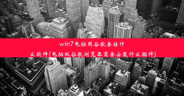 win7电脑用谷歌要挂什么软件(电脑版谷歌浏览器需要安装什么插件)