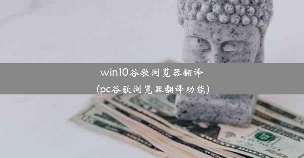 win10谷歌浏览器翻译(pc谷歌浏览器翻译功能)