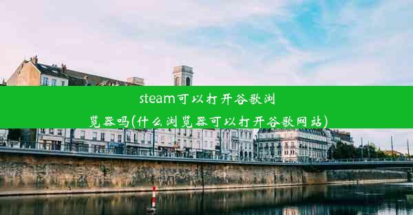 steam可以打开谷歌浏览器吗(什么浏览器可以打开谷歌网站)