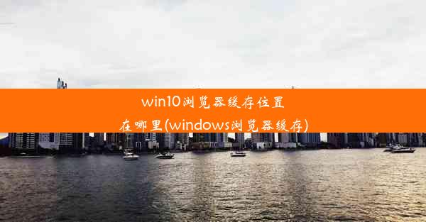 win10浏览器缓存位置在哪里(windows浏览器缓存)