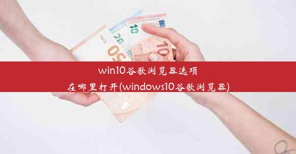 win10谷歌浏览器选项在哪里打开(windows10谷歌浏览器)